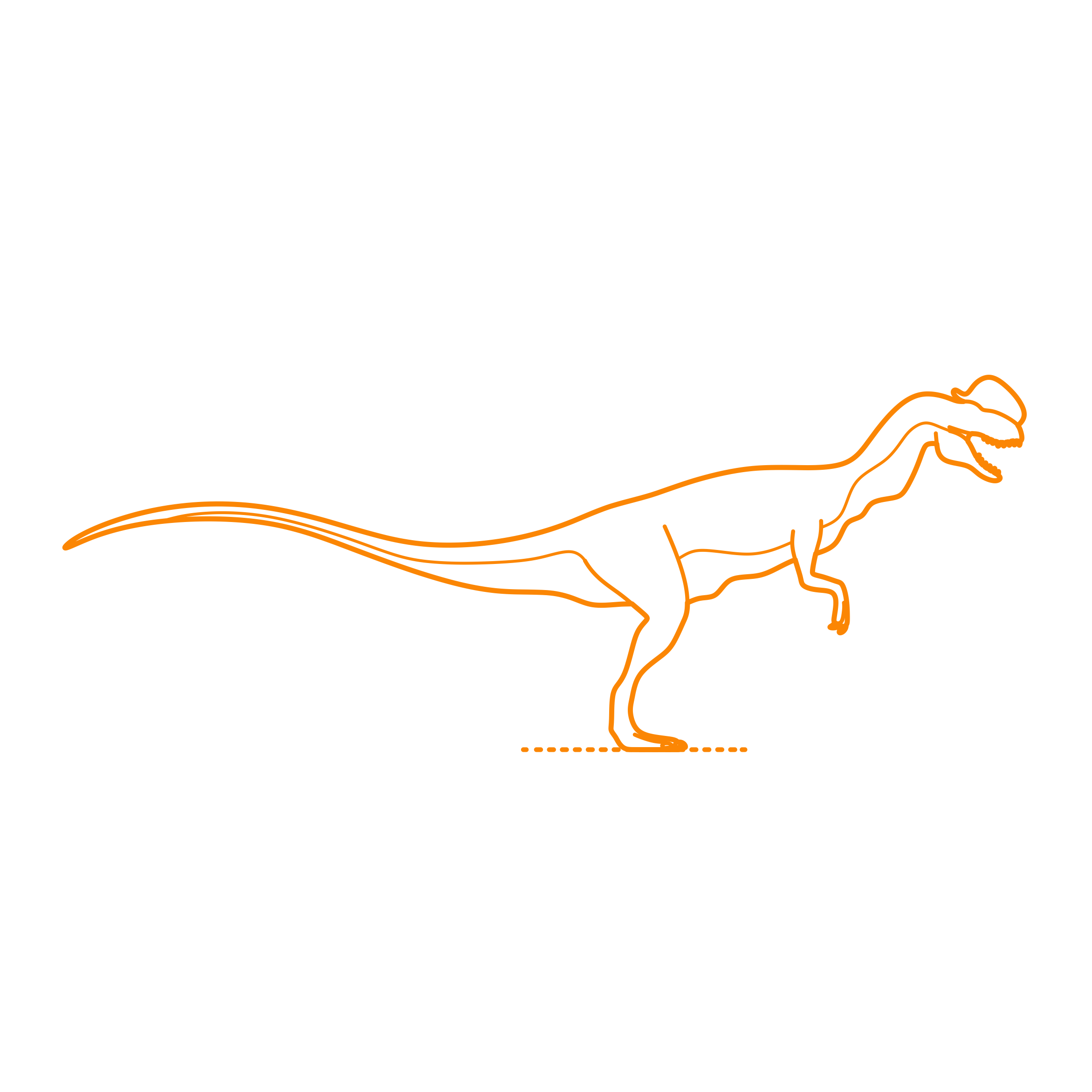 Animals Dinosaurs Dilophosaurus Contour Svg Vector Free Vectors